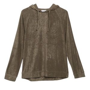 Onia – Aaron Velour Pullover Hoodie